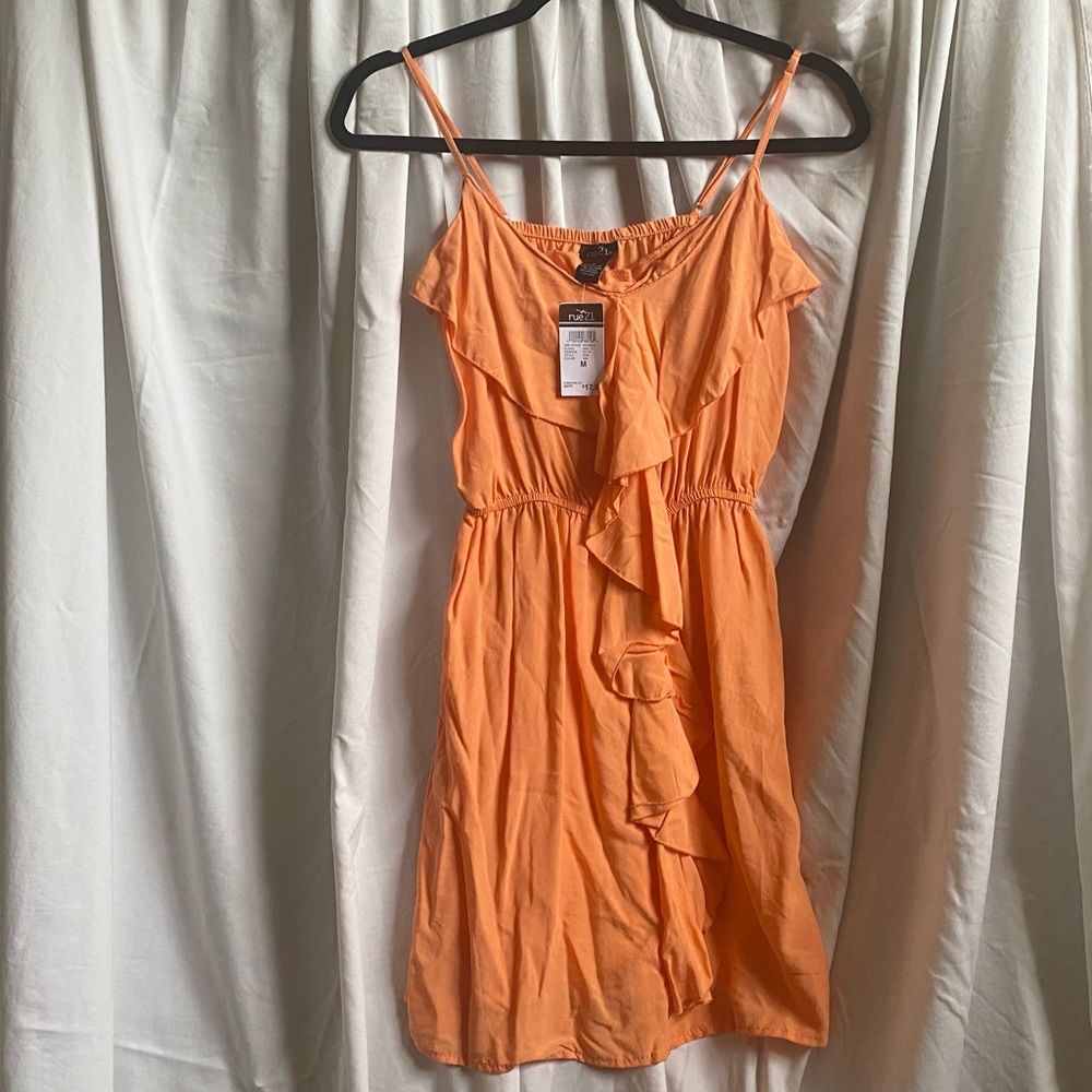 NWT Light orange short dress